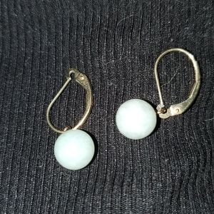 Jade earrings